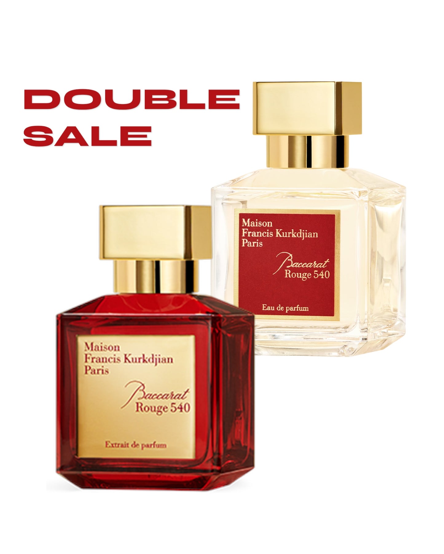 MFK BACCARAT ROUGE 540 - SALE DOUBLE - Parfum 70ml OVP