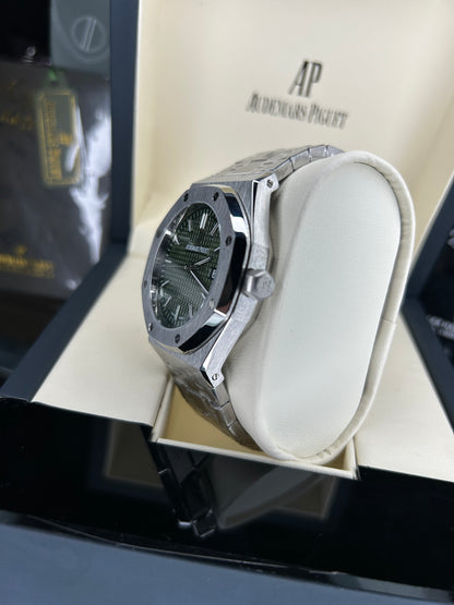 AUDEMARS PIGUET - ROYAL OAK - SILBER GREEN DIAL