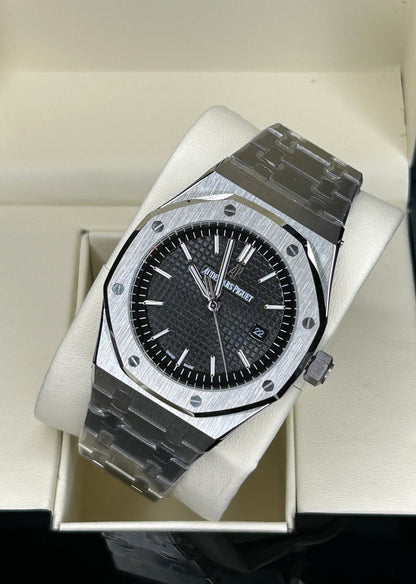 AUDEMARS PIGUET - ROYAL OAK - SILBER BLACK DIAL