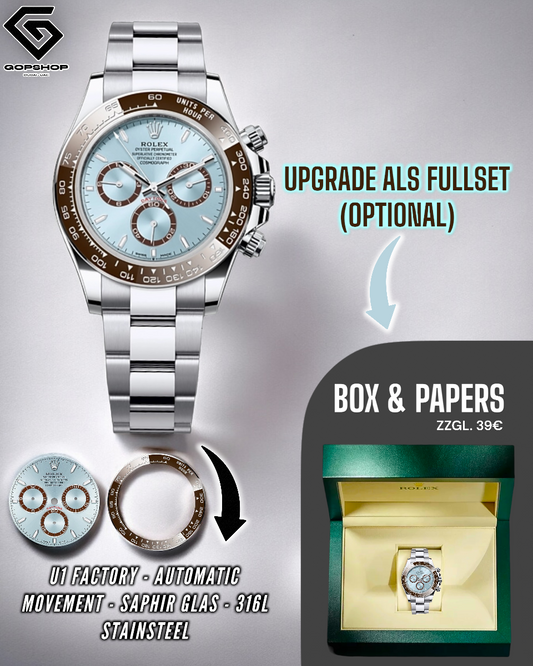 ROLEX DAYTONA PLATINUM - U1 FACTORY - (DROPSHIPPING PRODUKT)