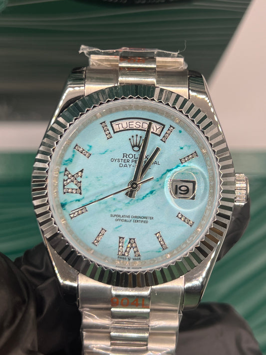 ROLEX DAY-DATE TIFFANY 41MM U1 FACTORY - AUTOMATIK