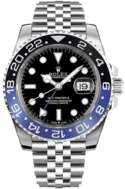 ROLEX GMT-MASTER II „BATMAN“ - JUBILEE - U1 FACTORY - AUTOMATIK